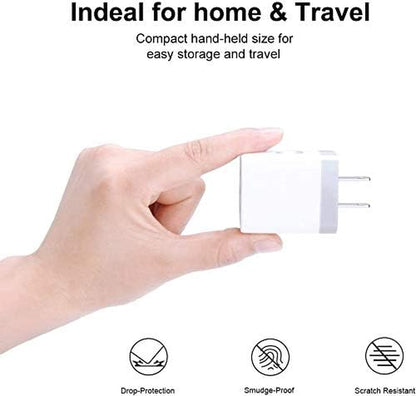USB Charging Plug, Wall Charger Adapter,  3Pack Universal Travel 3.1A 3Muti Port Fast Charging Block Compatible with Iphone 16 15 14 13 12 SE 11Pro,Samsung Galaxy S24 S23 S22 S21 Ultra, Google